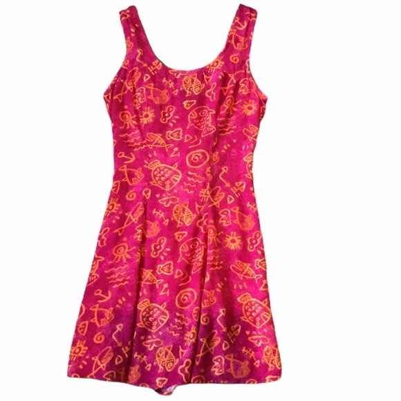 Big Head Designs Rayon Dress - Picture 1 of 3